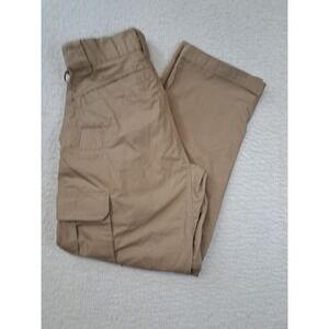 Galls Cargo Tactical Pants Mens Size 30 x 30 Khaki Tan Stretch Waist